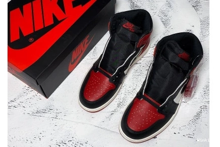 BRED 555088-610 1 HIGH JORDAN RETRO AIR OG TOE 1217